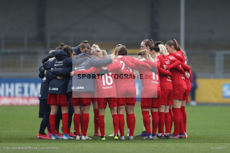 Mannschaftskreis, Dietmar-Hopp-Stadion, Sinsheim, 20.12.2020, DFL, sport, action, Fussball, Deutschland, Dezember 2020, Saison 2020/2021, Frauen-Bundesliga, FFBL, FLYERALARM Frauen-Bundesliga, 1. FFC Turbine Potsdam, TSG Hoffenheim - Bild-ID: 2286201
