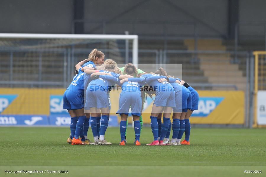 Mannschaftskreis, Dietmar-Hopp-Stadion, Sinsheim, 20.12.2020, DFL, sport, action, Fussball, Deutschland, Dezember 2020, Saison 2020/2021, Frauen-Bundesliga, FFBL, FLYERALARM Frauen-Bundesliga, 1. FFC Turbine Potsdam, TSG Hoffenheim - Bild-ID: 2286203
