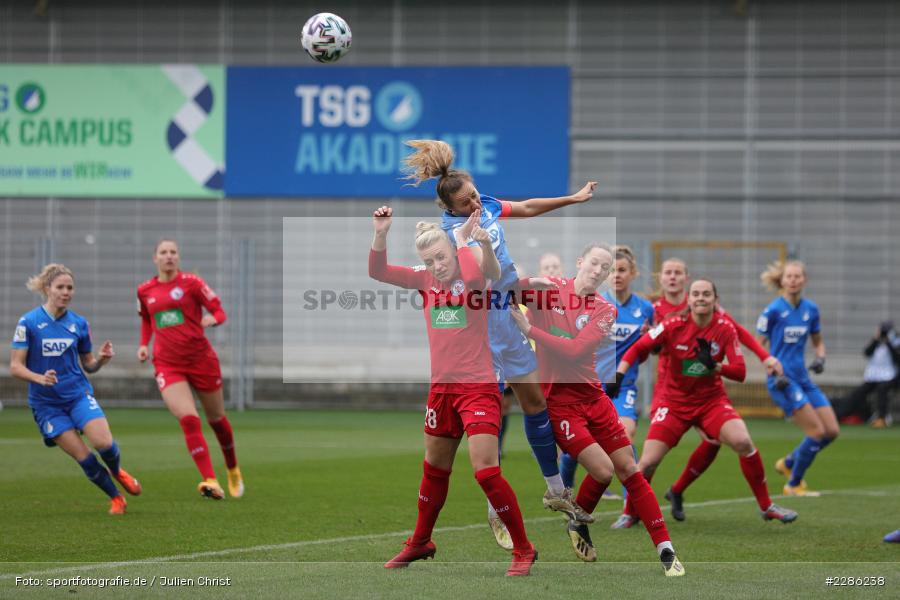 Fabienne Dongus, Merle Barth, Dietmar-Hopp-Stadion, Sinsheim, 20.12.2020, DFL, sport, action, Fussball, Deutschland, Dezember 2020, Saison 2020/2021, Frauen-Bundesliga, FFBL, FLYERALARM Frauen-Bundesliga, 1. FFC Turbine Potsdam, TSG Hoffenheim - Bild-ID: 2286238 Fabienne Dongus, Merle Barth, Dietmar-Hopp-Stadion, Sinsheim, 20.12.2020, DFL, sport, action, Fussball, Deutschland, Dezember 2020, Saison 2020/2021, Frauen-Bundesliga, FFBL, FLYERALARM Frauen-Bundesliga, 1. FFC Turbine Potsdam, TSG Hoffenheim - Bild-ID: 2286238