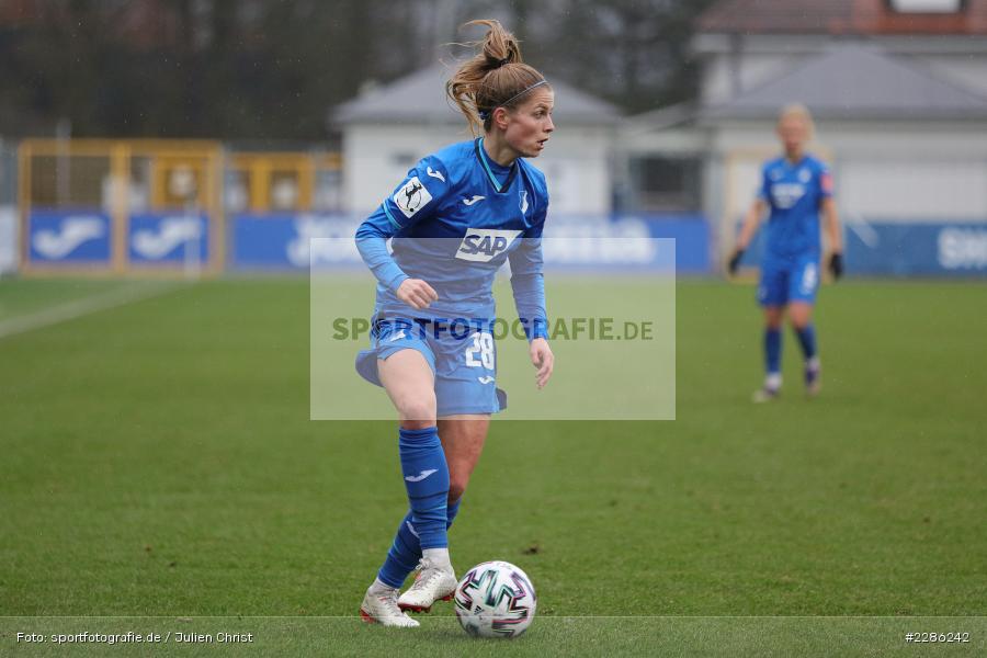 Tabea Waßmuth, Dietmar-Hopp-Stadion, Sinsheim, 20.12.2020, DFL, sport, action, Fussball, Deutschland, Dezember 2020, Saison 2020/2021, Frauen-Bundesliga, FFBL, FLYERALARM Frauen-Bundesliga, 1. FFC Turbine Potsdam, TSG Hoffenheim - Bild-ID: 2286242