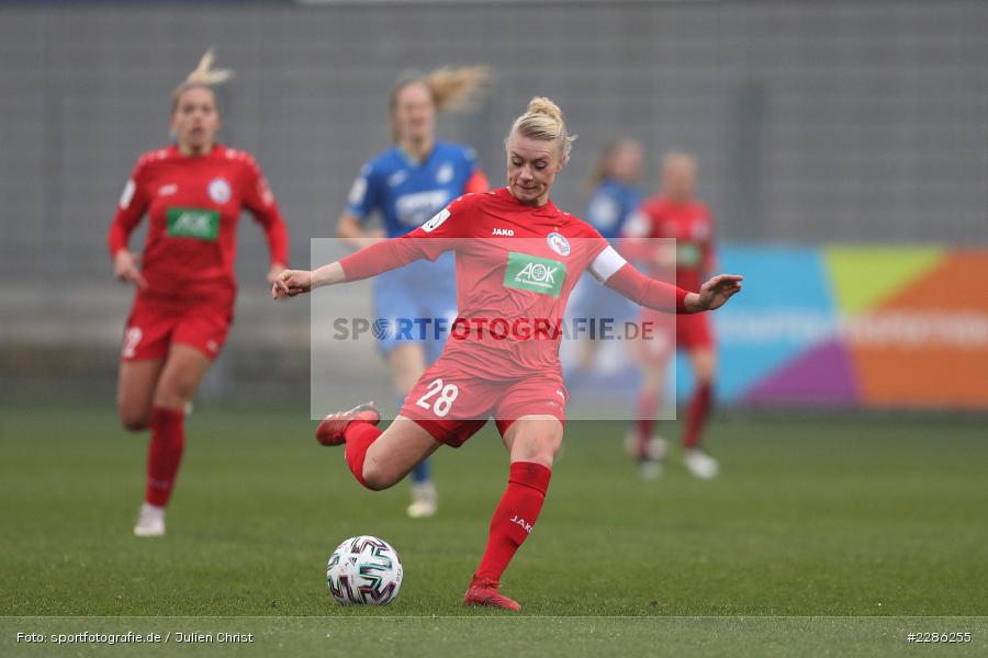 Merle Barth, Dietmar-Hopp-Stadion, Sinsheim, 20.12.2020, DFL, sport, action, Fussball, Deutschland, Dezember 2020, Saison 2020/2021, Frauen-Bundesliga, FFBL, FLYERALARM Frauen-Bundesliga, 1. FFC Turbine Potsdam, TSG Hoffenheim - Bild-ID: 2286255