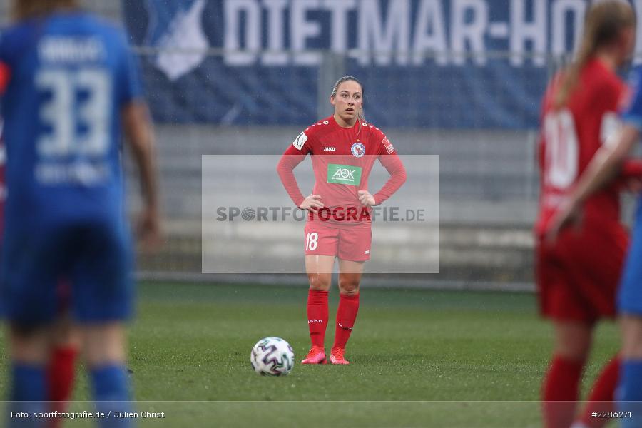 Gina Chmielinski, Dietmar-Hopp-Stadion, Sinsheim, 20.12.2020, DFL, sport, action, Fussball, Deutschland, Dezember 2020, Saison 2020/2021, Frauen-Bundesliga, FFBL, FLYERALARM Frauen-Bundesliga, 1. FFC Turbine Potsdam, TSG Hoffenheim - Bild-ID: 2286271