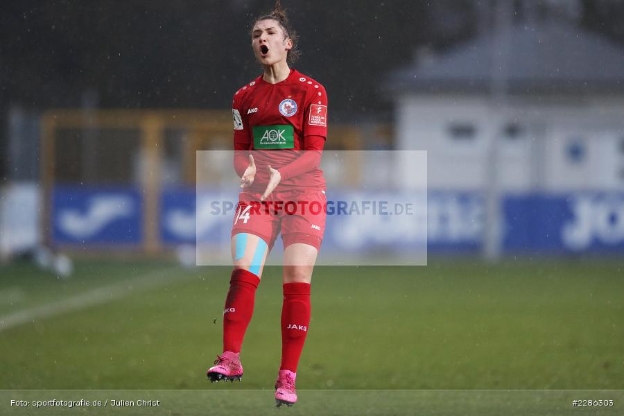 Luft, Emotionen, Frust, Sophie Weidauer, Dietmar-Hopp-Stadion, Sinsheim, 20.12.2020, DFL, sport, action, Fussball, Deutschland, Dezember 2020, Saison 2020/2021, Frauen-Bundesliga, FFBL, FLYERALARM Frauen-Bundesliga, 1. FFC Turbine Potsdam, TSG Hoffenheim - Bild-ID: 2286303