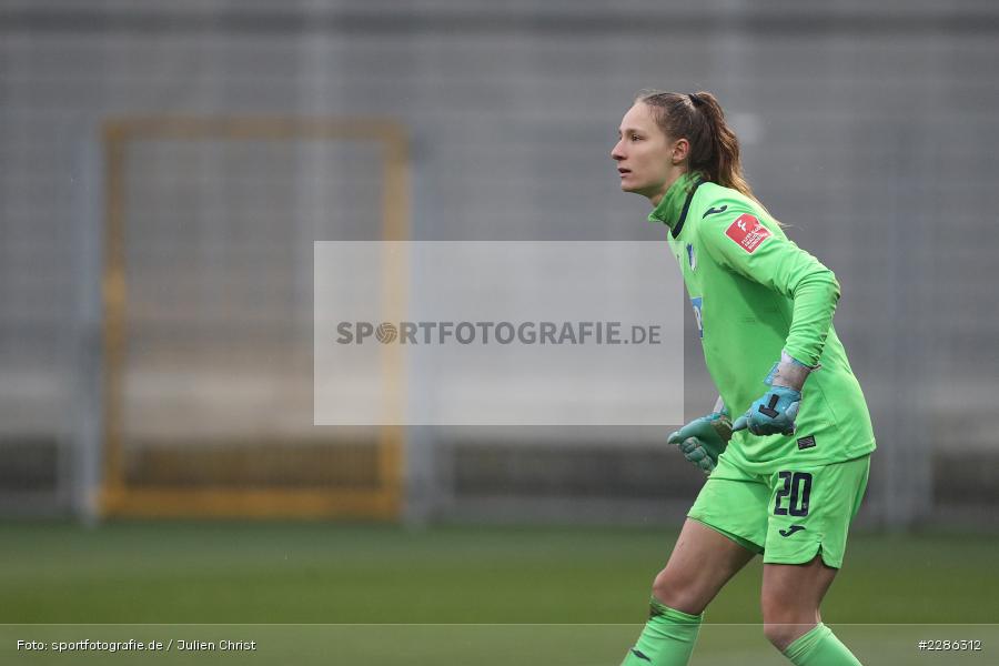 Torhüter, Torfrau, Torwart, Janina Leitzig, Dietmar-Hopp-Stadion, Sinsheim, 20.12.2020, DFL, sport, action, Fussball, Deutschland, Dezember 2020, Saison 2020/2021, Frauen-Bundesliga, FFBL, FLYERALARM Frauen-Bundesliga, 1. FFC Turbine Potsdam, TSG Hoffenheim - Bild-ID: 2286312