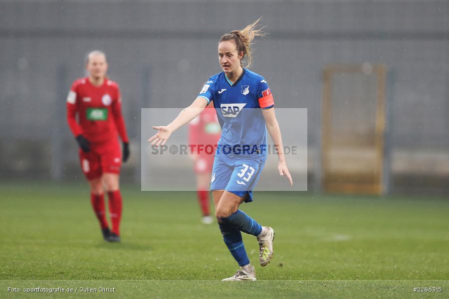 Hände, gestikuliert, Fabienne Dongus, Dietmar-Hopp-Stadion, Sinsheim, 20.12.2020, DFL, sport, action, Fussball, Deutschland, Dezember 2020, Saison 2020/2021, Frauen-Bundesliga, FFBL, FLYERALARM Frauen-Bundesliga, 1. FFC Turbine Potsdam, TSG Hoffenheim - Bild-ID: 2286315