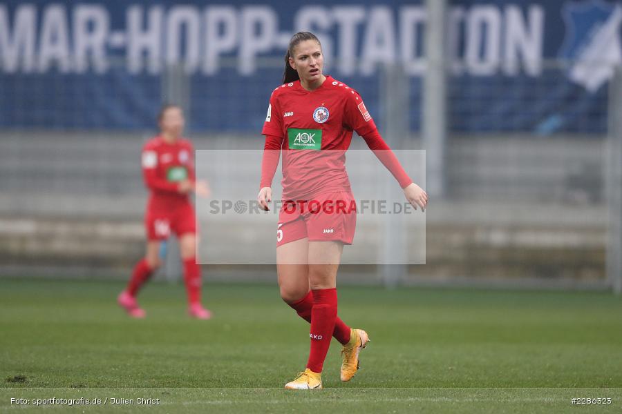 Melissa Kössler, Dietmar-Hopp-Stadion, Sinsheim, 20.12.2020, DFL, sport, action, Fussball, Deutschland, Dezember 2020, Saison 2020/2021, Frauen-Bundesliga, FFBL, FLYERALARM Frauen-Bundesliga, 1. FFC Turbine Potsdam, TSG Hoffenheim - Bild-ID: 2286323