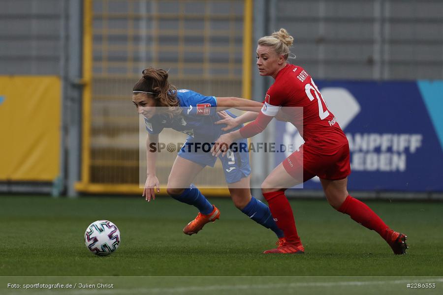Merle Barth, Katharina Naschenweng, Dietmar-Hopp-Stadion, Sinsheim, 20.12.2020, DFL, sport, action, Fussball, Deutschland, Dezember 2020, Saison 2020/2021, Frauen-Bundesliga, FFBL, FLYERALARM Frauen-Bundesliga, 1. FFC Turbine Potsdam, TSG Hoffenheim - Bild-ID: 2286353 Merle Barth, Katharina Naschenweng, Dietmar-Hopp-Stadion, Sinsheim, 20.12.2020, DFL, sport, action, Fussball, Deutschland, Dezember 2020, Saison 2020/2021, Frauen-Bundesliga, FFBL, FLYERALARM Frauen-Bundesliga, 1. FFC Turbine Potsdam, TSG Hoffenheim - Bild-ID: 2286353