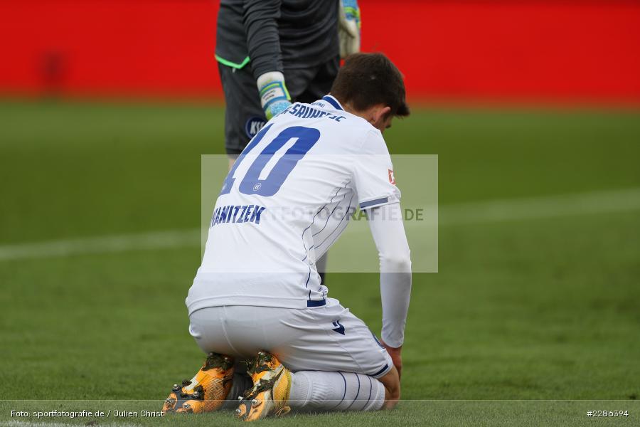 am Boden, Knie, enttäuscht, Eigentor, Marvin Wanitzek, FLYERALARM Arena, Würzburg, 02.01.2021, DFL, sport, action, Fussball, Deutschland, Januar 2021, Saison 2020/2021, Bundesliga, 2. Bundesliga, Karlsruher SC, FC Würzburger Kickers - Bild-ID: 2286394 am Boden, Knie, enttäuscht, Eigentor, Marvin Wanitzek, FLYERALARM Arena, Würzburg, 02.01.2021, DFL, sport, action, Fussball, Deutschland, Januar 2021, Saison 2020/2021, Bundesliga, 2. Bundesliga, Karlsruher SC, FC Würzburger Kickers - Bild-ID: 2286394