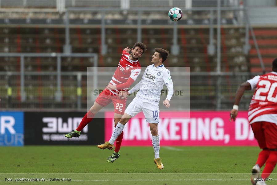 Daniel Hägele, Marvin Wanitzek, FLYERALARM Arena, Würzburg, 02.01.2021, DFL, sport, action, Fussball, Deutschland, Januar 2021, Saison 2020/2021, Bundesliga, 2. Bundesliga, Karlsruher SC, FC Würzburger Kickers - Bild-ID: 2286399 Daniel Hägele, Marvin Wanitzek, FLYERALARM Arena, Würzburg, 02.01.2021, DFL, sport, action, Fussball, Deutschland, Januar 2021, Saison 2020/2021, Bundesliga, 2. Bundesliga, Karlsruher SC, FC Würzburger Kickers - Bild-ID: 2286399