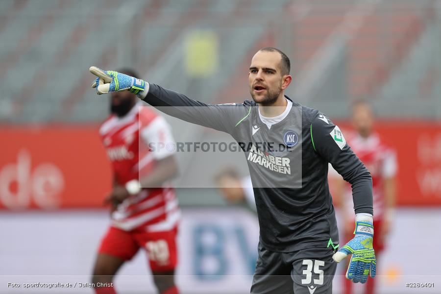 Marius Gersbeck, FLYERALARM Arena, Würzburg, 02.01.2021, DFL, sport, action, Fussball, Deutschland, Januar 2021, Saison 2020/2021, Bundesliga, 2. Bundesliga, Karlsruher SC, FC Würzburger Kickers - Bild-ID: 2286401 Marius Gersbeck, FLYERALARM Arena, Würzburg, 02.01.2021, DFL, sport, action, Fussball, Deutschland, Januar 2021, Saison 2020/2021, Bundesliga, 2. Bundesliga, Karlsruher SC, FC Würzburger Kickers - Bild-ID: 2286401