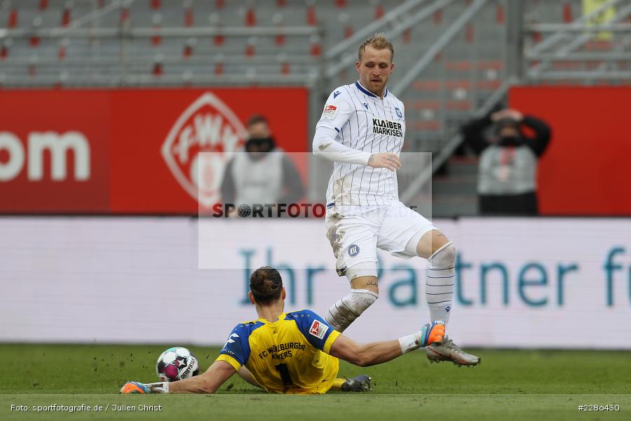 Duell, Fabian Giefer, Philipp Hoffman, FLYERALARM Arena, Würzburg, 02.01.2021, DFL, sport, action, Fussball, Deutschland, Januar 2021, Saison 2020/2021, Bundesliga, 2. Bundesliga, Karlsruher SC, FC Würzburger Kickers - Bild-ID: 2286430 Duell, Fabian Giefer, Philipp Hoffman, FLYERALARM Arena, Würzburg, 02.01.2021, DFL, sport, action, Fussball, Deutschland, Januar 2021, Saison 2020/2021, Bundesliga, 2. Bundesliga, Karlsruher SC, FC Würzburger Kickers - Bild-ID: 2286430