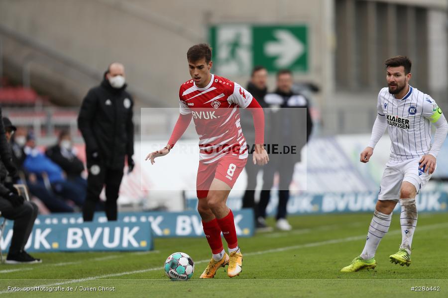 Vladimir Nikolov, FLYERALARM Arena, Würzburg, 02.01.2021, DFL, sport, action, Fussball, Deutschland, Januar 2021, Saison 2020/2021, Bundesliga, 2. Bundesliga, Karlsruher SC, FC Würzburger Kickers - Bild-ID: 2286442 Vladimir Nikolov, FLYERALARM Arena, Würzburg, 02.01.2021, DFL, sport, action, Fussball, Deutschland, Januar 2021, Saison 2020/2021, Bundesliga, 2. Bundesliga, Karlsruher SC, FC Würzburger Kickers - Bild-ID: 2286442