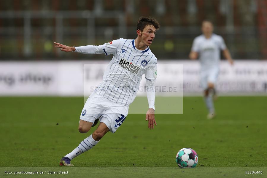 Benjamin Goller, FLYERALARM Arena, Würzburg, 02.01.2021, DFL, sport, action, Fussball, Deutschland, Januar 2021, Saison 2020/2021, Bundesliga, 2. Bundesliga, Karlsruher SC, FC Würzburger Kickers - Bild-ID: 2286443 Benjamin Goller, FLYERALARM Arena, Würzburg, 02.01.2021, DFL, sport, action, Fussball, Deutschland, Januar 2021, Saison 2020/2021, Bundesliga, 2. Bundesliga, Karlsruher SC, FC Würzburger Kickers - Bild-ID: 2286443