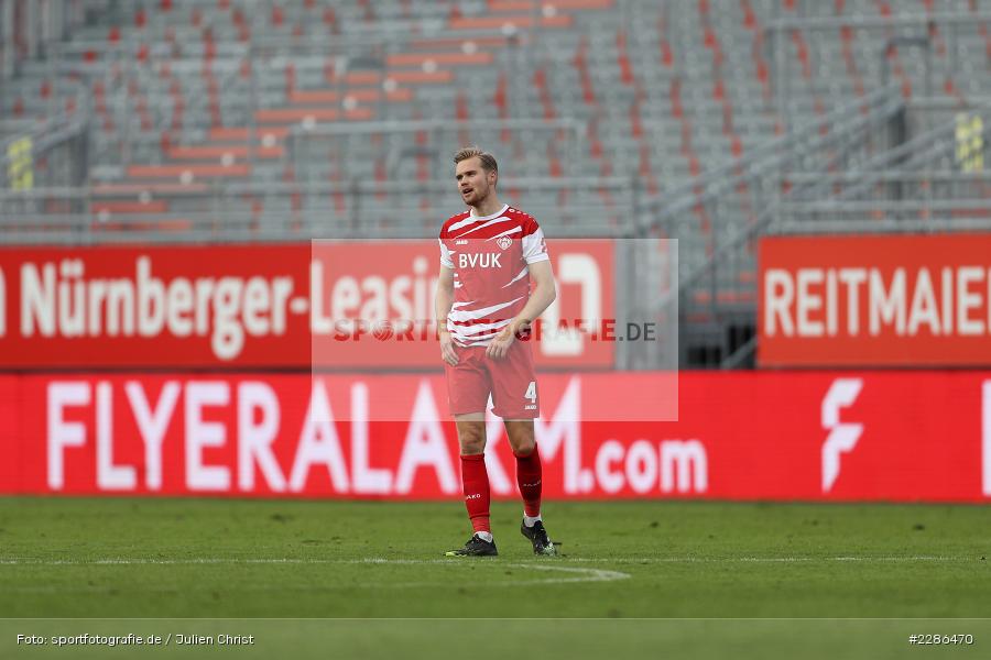 Niederlage, Enttäuscht, Lars Dietz, FLYERALARM Arena, Würzburg, 02.01.2021, DFL, sport, action, Fussball, Deutschland, Januar 2021, Saison 2020/2021, Bundesliga, 2. Bundesliga, Karlsruher SC, FC Würzburger Kickers - Bild-ID: 2286470