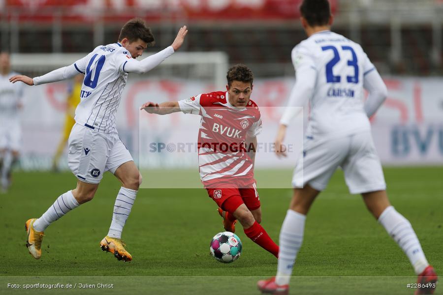 Marvin Wanitzek, Patrick Sontheimer, FLYERALARM Arena, Würzburg, 02.01.2021, DFL, sport, action, Fussball, Deutschland, Januar 2021, Saison 2020/2021, Bundesliga, 2. Bundesliga, Karlsruher SC, FC Würzburger Kickers - Bild-ID: 2286493 Marvin Wanitzek, Patrick Sontheimer, FLYERALARM Arena, Würzburg, 02.01.2021, DFL, sport, action, Fussball, Deutschland, Januar 2021, Saison 2020/2021, Bundesliga, 2. Bundesliga, Karlsruher SC, FC Würzburger Kickers - Bild-ID: 2286493