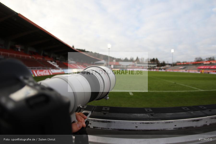 Symbolbild, Kamera, Stadion, Fotograf, Teleobjektiv, FLYERALARM Arena, Würzburg, 02.01.2021, DFL, sport, action, Fussball, Deutschland, Januar 2021, Saison 2020/2021, Bundesliga, 2. Bundesliga, Karlsruher SC, FC Würzburger Kickers - Bild-ID: 2286515 Symbolbild, Kamera, Stadion, Fotograf, Teleobjektiv, FLYERALARM Arena, Würzburg, 02.01.2021, DFL, sport, action, Fussball, Deutschland, Januar 2021, Saison 2020/2021, Bundesliga, 2. Bundesliga, Karlsruher SC, FC Würzburger Kickers - Bild-ID: 2286515