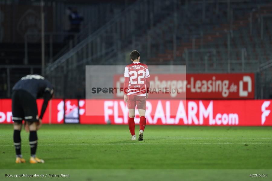 Daniel Hägele, FLYERALARM Arena, Würzburg, 06.01.2021, DFL, sport, action, Fussball, Deutschland, Januar 2021, Saison 2020/2021, FCSP, FWK, Bundesliga, 2. Bundesliga, FC St. Pauli, FC Würzburger Kickers - Bild-ID: 2286623