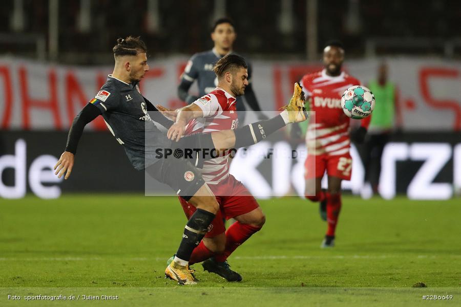 Dominic Baumann, Leart Paqarada, FLYERALARM Arena, Würzburg, 06.01.2021, DFL, sport, action, Fussball, Deutschland, Januar 2021, Saison 2020/2021, FCSP, FWK, Bundesliga, 2. Bundesliga, FC St. Pauli, FC Würzburger Kickers - Bild-ID: 2286649 Dominic Baumann, Leart Paqarada, FLYERALARM Arena, Würzburg, 06.01.2021, DFL, sport, action, Fussball, Deutschland, Januar 2021, Saison 2020/2021, FCSP, FWK, Bundesliga, 2. Bundesliga, FC St. Pauli, FC Würzburger Kickers - Bild-ID: 2286649
