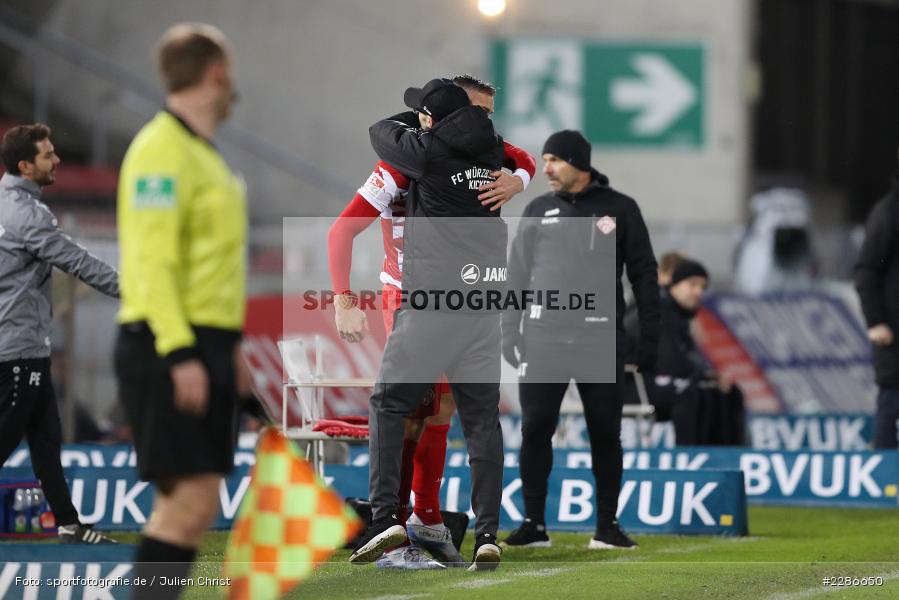 Debut, Umarmung, Stefan Maierhofer, Benjamin Sachs, FLYERALARM Arena, Würzburg, 06.01.2021, DFL, sport, action, Fussball, Deutschland, Januar 2021, Saison 2020/2021, FCSP, FWK, Bundesliga, 2. Bundesliga, FC St. Pauli, FC Würzburger Kickers - Bild-ID: 2286650 Debut, Umarmung, Stefan Maierhofer, Benjamin Sachs, FLYERALARM Arena, Würzburg, 06.01.2021, DFL, sport, action, Fussball, Deutschland, Januar 2021, Saison 2020/2021, FCSP, FWK, Bundesliga, 2. Bundesliga, FC St. Pauli, FC Würzburger Kickers - Bild-ID: 2286650