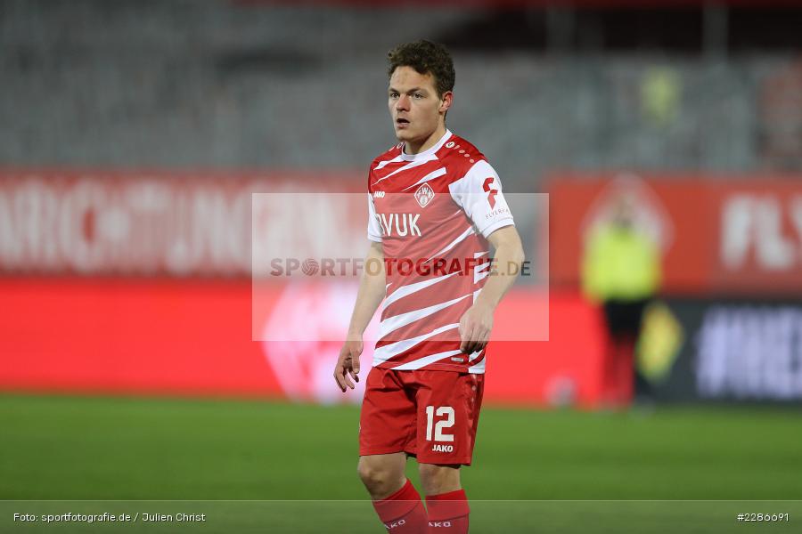 Patrick Sontheimer, FLYERALARM Arena, Würzburg, 06.01.2021, DFL, sport, action, Fussball, Deutschland, Januar 2021, Saison 2020/2021, FCSP, FWK, Bundesliga, 2. Bundesliga, FC St. Pauli, FC Würzburger Kickers - Bild-ID: 2286691