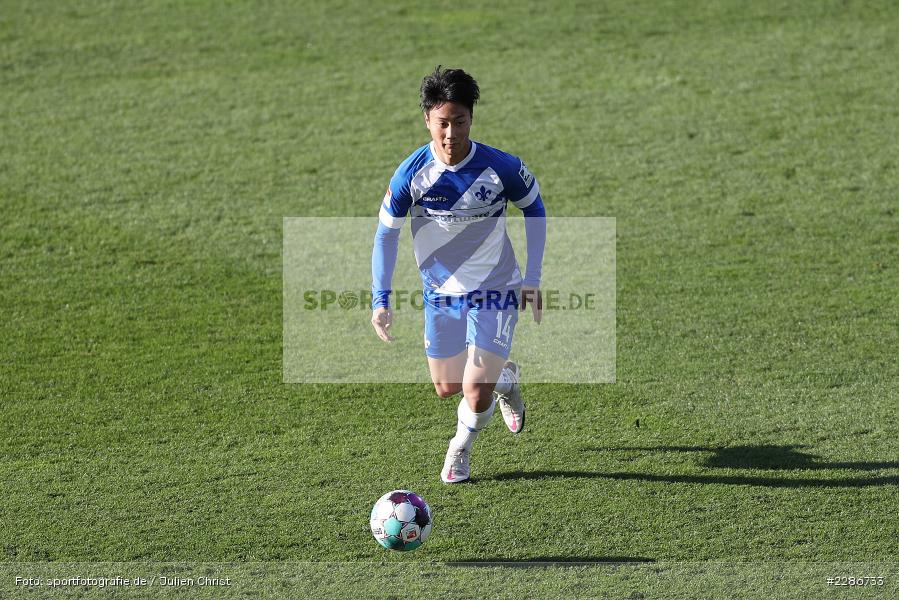 Seung-ho Paik, Merck-Stadion, Darmstadt, 10.01.2021, DFL, sport, action, Fussball, Deutschland, Januar 2021, Saison 2020/2021, H96, D98, Bundesliga, 2. Bundesliga, Hannover 96, SV Darmstadt 98 - Bild-ID: 2286733