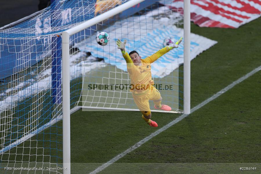 Tor, Marcel Schuhen, Marvin Ducksch, Merck-Stadion, Darmstadt, 10.01.2021, DFL, sport, action, Fussball, Deutschland, Januar 2021, Saison 2020/2021, H96, D98, Bundesliga, 2. Bundesliga, Hannover 96, SV Darmstadt 98 - Bild-ID: 2286749