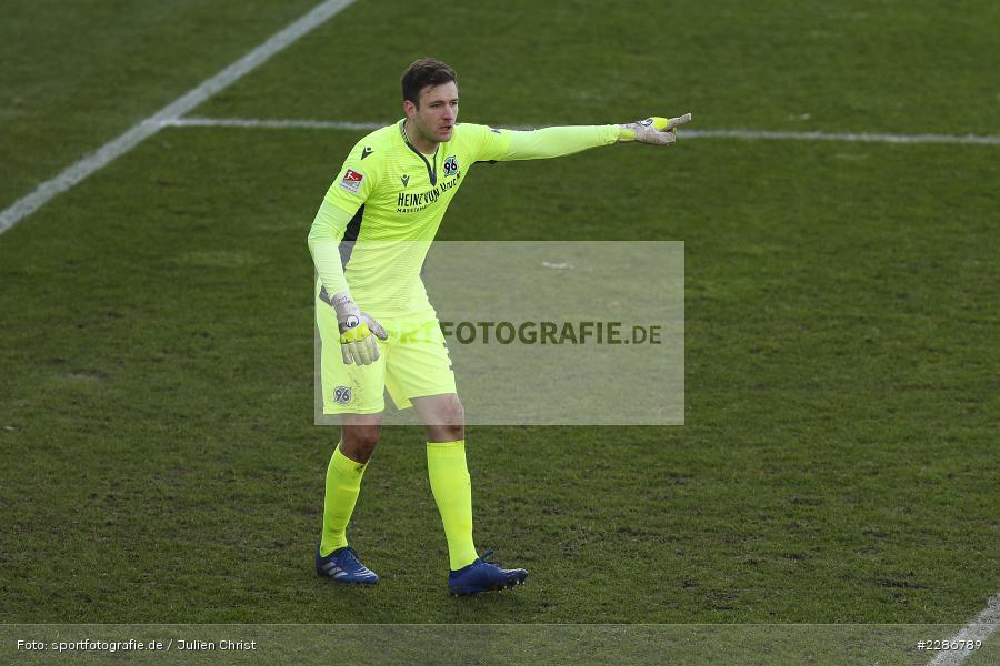 Michael Esser, Merck-Stadion, Darmstadt, 10.01.2021, DFL, sport, action, Fussball, Deutschland, Januar 2021, Saison 2020/2021, H96, D98, Bundesliga, 2. Bundesliga, Hannover 96, SV Darmstadt 98 - Bild-ID: 2286789