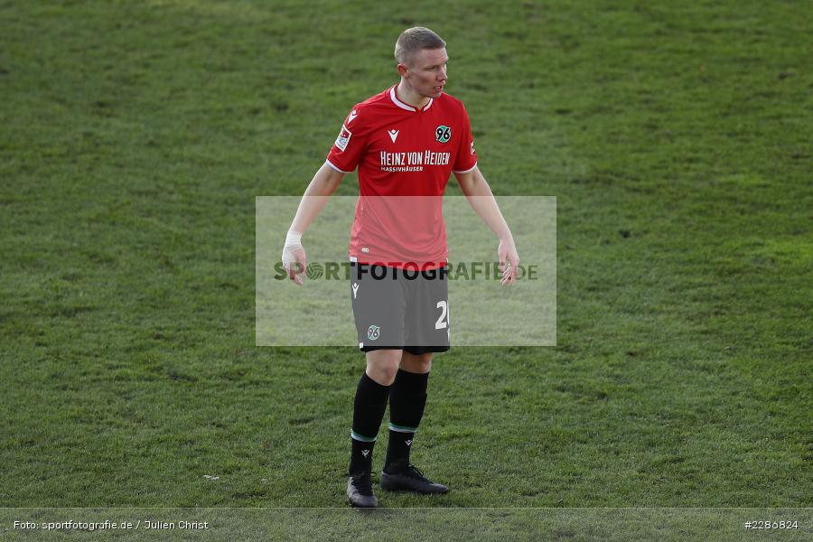 Philipp Ochs, Merck-Stadion, Darmstadt, 10.01.2021, DFL, sport, action, Fussball, Deutschland, Januar 2021, Saison 2020/2021, H96, D98, Bundesliga, 2. Bundesliga, Hannover 96, SV Darmstadt 98 - Bild-ID: 2286824