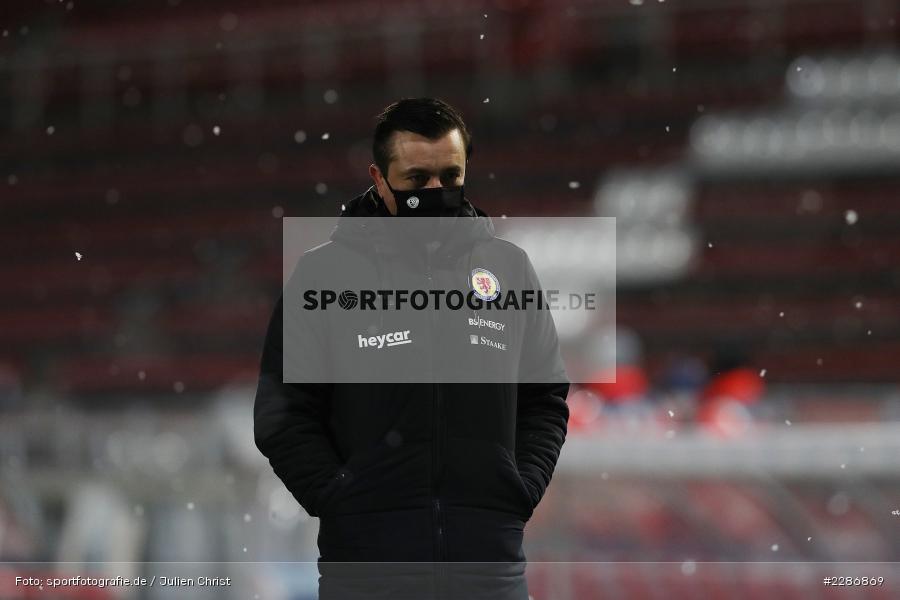 Schnee, Trainer, Daniel Meyer, FLYERALARM Arena, Würzburg, 15.01.2021, DFL, sport, action, Fussball, Deutschland, Januar 2021, Saison 2020/2021, EBS, FWK, Bundesliga, 2. Bundesliga, Eintracht Braunschweig, FC Würzburger Kickers - Bild-ID: 2286869 Schnee, Trainer, Daniel Meyer, FLYERALARM Arena, Würzburg, 15.01.2021, DFL, sport, action, Fussball, Deutschland, Januar 2021, Saison 2020/2021, EBS, FWK, Bundesliga, 2. Bundesliga, Eintracht Braunschweig, FC Würzburger Kickers - Bild-ID: 2286869
