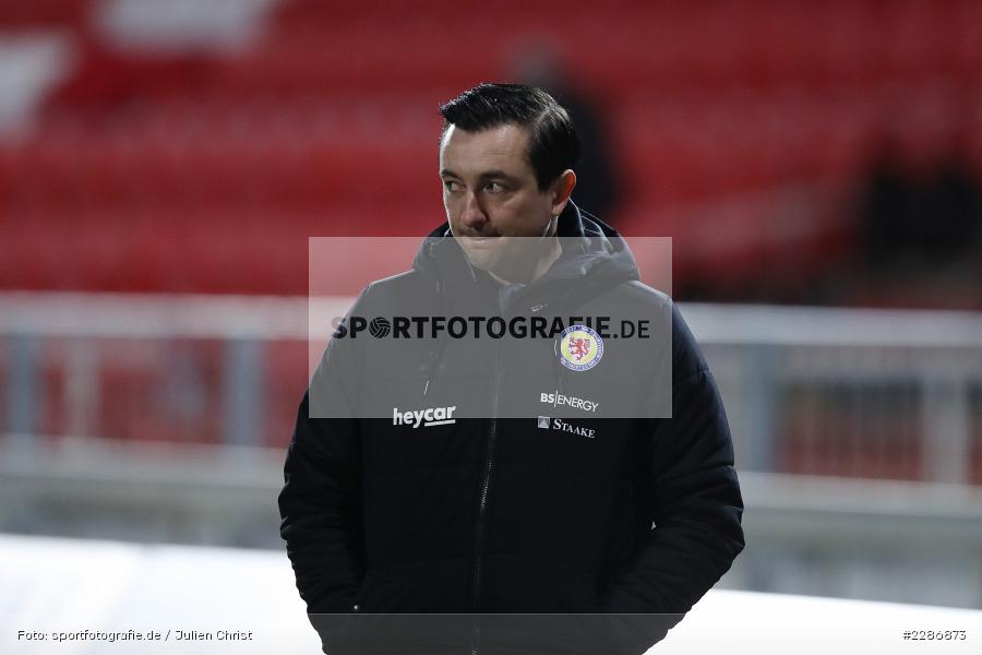 Trainer, Daniel Meyer, FLYERALARM Arena, Würzburg, 15.01.2021, DFL, sport, action, Fussball, Deutschland, Januar 2021, Saison 2020/2021, EBS, FWK, Bundesliga, 2. Bundesliga, Eintracht Braunschweig, FC Würzburger Kickers - Bild-ID: 2286873 Trainer, Daniel Meyer, FLYERALARM Arena, Würzburg, 15.01.2021, DFL, sport, action, Fussball, Deutschland, Januar 2021, Saison 2020/2021, EBS, FWK, Bundesliga, 2. Bundesliga, Eintracht Braunschweig, FC Würzburger Kickers - Bild-ID: 2286873