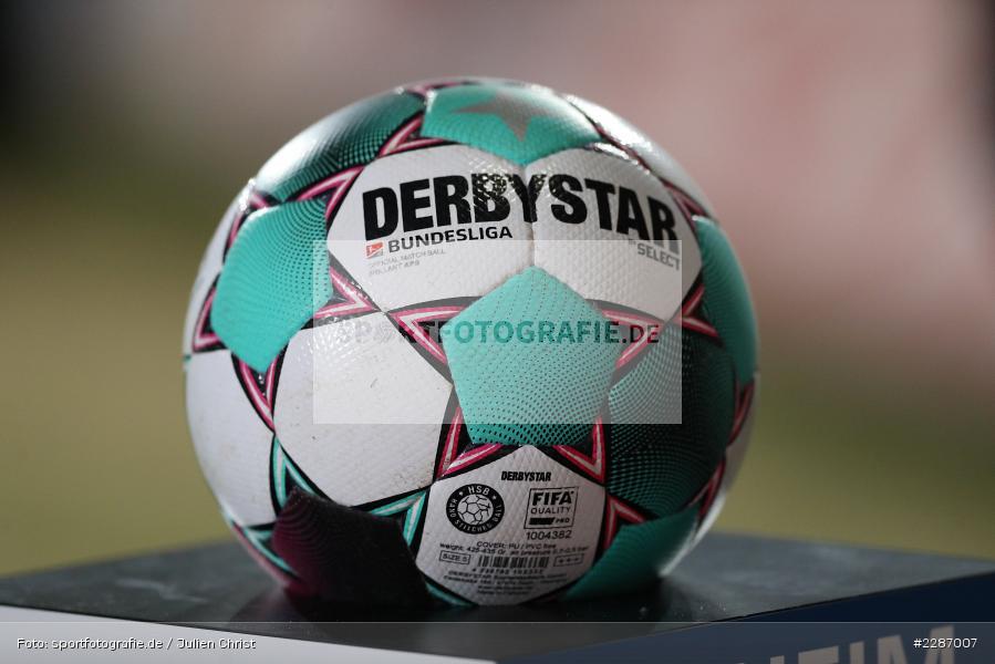 Symbolbild, Matchball, Derbystar, FLYERALARM Arena, Würzburg, 15.01.2021, DFL, sport, action, Fussball, Deutschland, Januar 2021, Saison 2020/2021, EBS, FWK, Bundesliga, 2. Bundesliga, Eintracht Braunschweig, FC Würzburger Kickers - Bild-ID: 2287007 Symbolbild, Matchball, Derbystar, FLYERALARM Arena, Würzburg, 15.01.2021, DFL, sport, action, Fussball, Deutschland, Januar 2021, Saison 2020/2021, EBS, FWK, Bundesliga, 2. Bundesliga, Eintracht Braunschweig, FC Würzburger Kickers - Bild-ID: 2287007