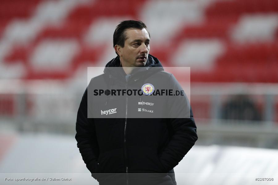 Trainer, Daniel Meyer, FLYERALARM Arena, Würzburg, 15.01.2021, DFL, sport, action, Fussball, Deutschland, Januar 2021, Saison 2020/2021, EBS, FWK, Bundesliga, 2. Bundesliga, Eintracht Braunschweig, FC Würzburger Kickers - Bild-ID: 2287008 Trainer, Daniel Meyer, FLYERALARM Arena, Würzburg, 15.01.2021, DFL, sport, action, Fussball, Deutschland, Januar 2021, Saison 2020/2021, EBS, FWK, Bundesliga, 2. Bundesliga, Eintracht Braunschweig, FC Würzburger Kickers - Bild-ID: 2287008