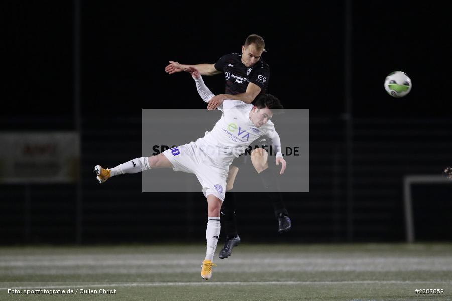 Mahdi Mehnatgir, Holger Badstuber, Städtisches Stadion am Prischoß, Alzenau, 19.01.2021, sport, action, Fussball, Deutschland, Januar 2021, Saison 2020/2021, VFB, FCB, Regionalliga Südwest, Regionalliga, VfB Stuttgart II, FC Bayern Alzenau - Bild-ID: 2287059 Mahdi Mehnatgir, Holger Badstuber, Städtisches Stadion am Prischoß, Alzenau, 19.01.2021, sport, action, Fussball, Deutschland, Januar 2021, Saison 2020/2021, VFB, FCB, Regionalliga Südwest, Regionalliga, VfB Stuttgart II, FC Bayern Alzenau - Bild-ID: 2287059