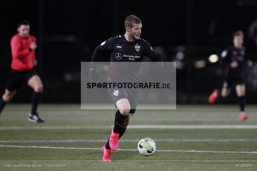 Eric Hottmann, Städtisches Stadion am Prischoß, Alzenau, 19.01.2021, sport, action, Fussball, Deutschland, Januar 2021, Saison 2020/2021, VFB, FCB, Regionalliga Südwest, Regionalliga, VfB Stuttgart II, FC Bayern Alzenau - Bild-ID: 2287096 Eric Hottmann, Städtisches Stadion am Prischoß, Alzenau, 19.01.2021, sport, action, Fussball, Deutschland, Januar 2021, Saison 2020/2021, VFB, FCB, Regionalliga Südwest, Regionalliga, VfB Stuttgart II, FC Bayern Alzenau - Bild-ID: 2287096