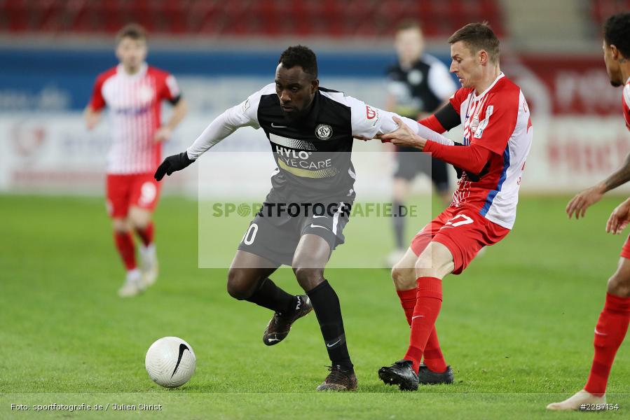 Charles-Elie Laprevotte, Jean Romaric Kevin Koffi, Sparda-Bank-Hessen-Stadion, Offenbach, 20.01.2021, sport, action, Fussball, Deutschland, Januar 2021, Saison 2020/2021, SV07, OFC, Regionalliga Südwest, Regionalliga, SV 07 Elversberg, Kickers Offenbach - Bild-ID: 2287134 Charles-Elie Laprevotte, Jean Romaric Kevin Koffi, Sparda-Bank-Hessen-Stadion, Offenbach, 20.01.2021, sport, action, Fussball, Deutschland, Januar 2021, Saison 2020/2021, SV07, OFC, Regionalliga Südwest, Regionalliga, SV 07 Elversberg, Kickers Offenbach - Bild-ID: 2287134