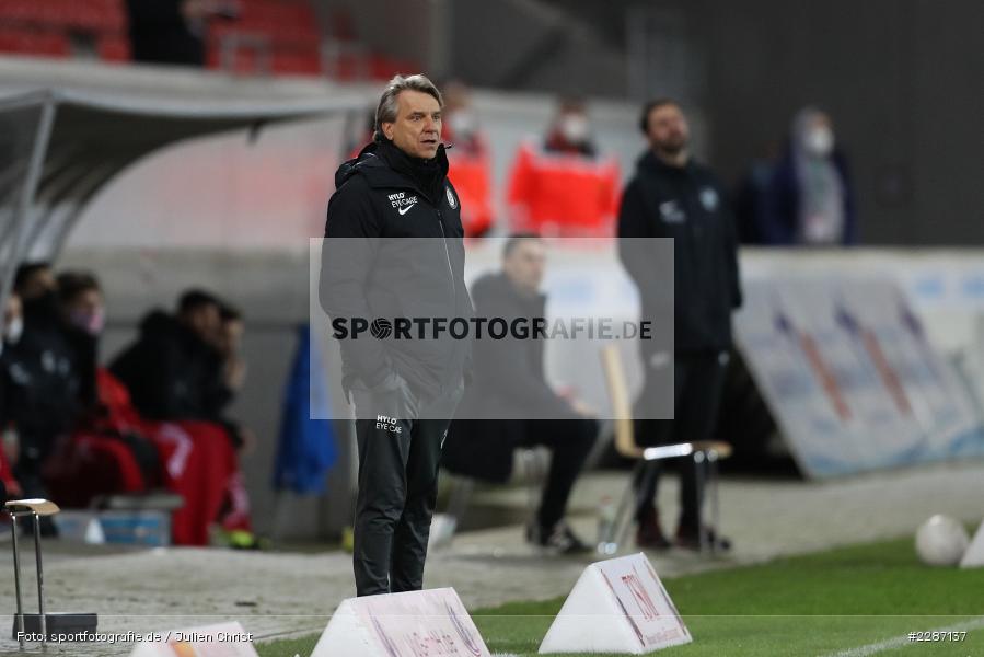 Horst Steffen, Sparda-Bank-Hessen-Stadion, Offenbach, 20.01.2021, sport, action, Fussball, Deutschland, Januar 2021, Saison 2020/2021, SV07, OFC, Regionalliga Südwest, Regionalliga, SV 07 Elversberg, Kickers Offenbach - Bild-ID: 2287137