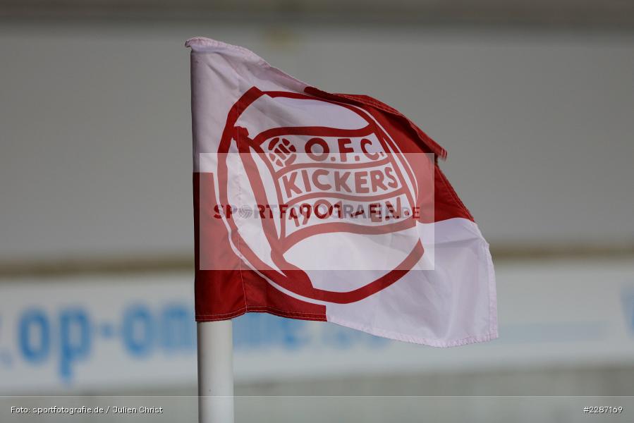 Eckfahne, Symbolbild, Sparda-Bank-Hessen-Stadion, Offenbach, 20.01.2021, sport, action, Fussball, Deutschland, Januar 2021, Saison 2020/2021, SV07, OFC, Regionalliga Südwest, Regionalliga, SV 07 Elversberg, Kickers Offenbach - Bild-ID: 2287169