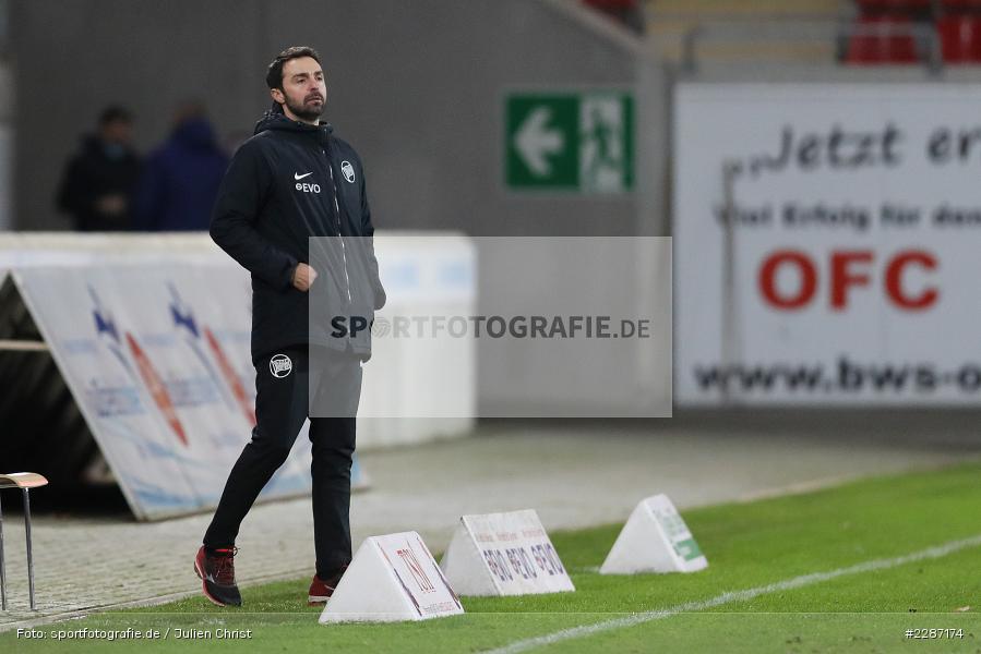 Sreto Ristic, Sparda-Bank-Hessen-Stadion, Offenbach, 20.01.2021, sport, action, Fussball, Deutschland, Januar 2021, Saison 2020/2021, SV07, OFC, Regionalliga Südwest, Regionalliga, SV 07 Elversberg, Kickers Offenbach - Bild-ID: 2287174