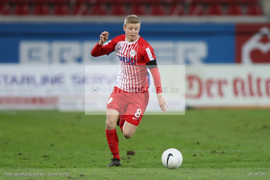 Maik Vetter, Sparda-Bank-Hessen-Stadion, Offenbach, 20.01.2021, sport, action, Fussball, Deutschland, Januar 2021, Saison 2020/2021, SV07, OFC, Regionalliga Südwest, Regionalliga, SV 07 Elversberg, Kickers Offenbach - Bild-ID: 2287214