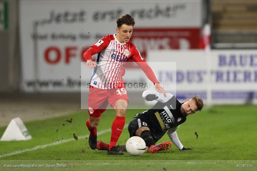 Luca Dürholtz, Jakob Lemmer, Sparda-Bank-Hessen-Stadion, Offenbach, 20.01.2021, sport, action, Fussball, Deutschland, Januar 2021, Saison 2020/2021, SV07, OFC, Regionalliga Südwest, Regionalliga, SV 07 Elversberg, Kickers Offenbach - Bild-ID: 2287216 Luca Dürholtz, Jakob Lemmer, Sparda-Bank-Hessen-Stadion, Offenbach, 20.01.2021, sport, action, Fussball, Deutschland, Januar 2021, Saison 2020/2021, SV07, OFC, Regionalliga Südwest, Regionalliga, SV 07 Elversberg, Kickers Offenbach - Bild-ID: 2287216