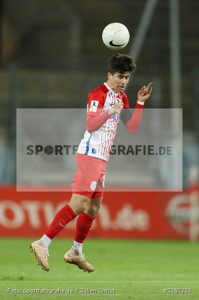 Tunay Deniz, Sparda-Bank-Hessen-Stadion, Offenbach, 20.01.2021, sport, action, Fussball, Deutschland, Januar 2021, Saison 2020/2021, SV07, OFC, Regionalliga Südwest, Regionalliga, SV 07 Elversberg, Kickers Offenbach - Bild-ID: 2287223