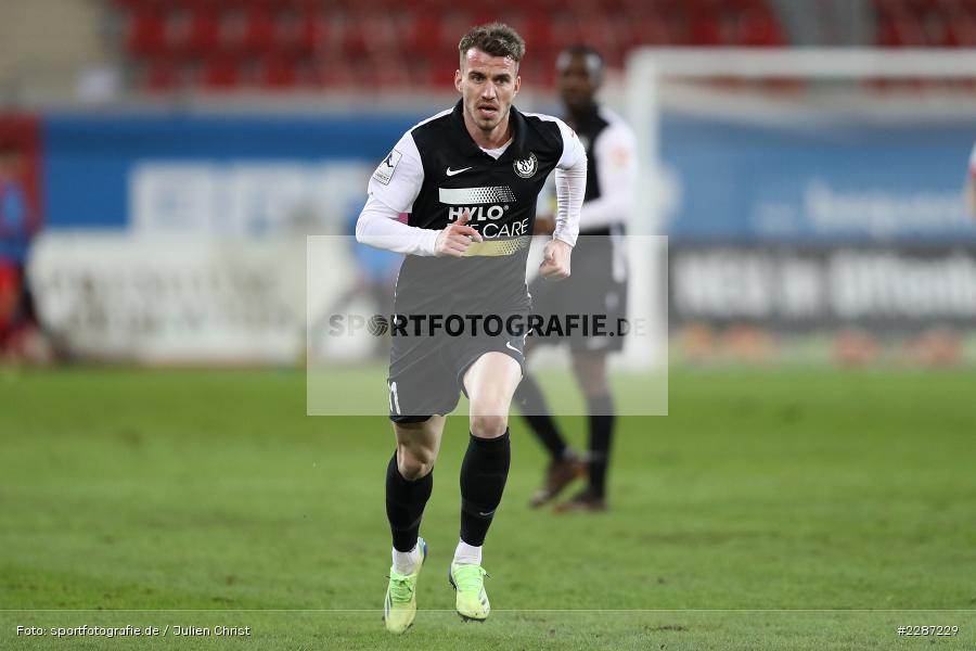 Nico Karger, Sparda-Bank-Hessen-Stadion, Offenbach, 20.01.2021, sport, action, Fussball, Deutschland, Januar 2021, Saison 2020/2021, SV07, OFC, Regionalliga Südwest, Regionalliga, SV 07 Elversberg, Kickers Offenbach - Bild-ID: 2287229