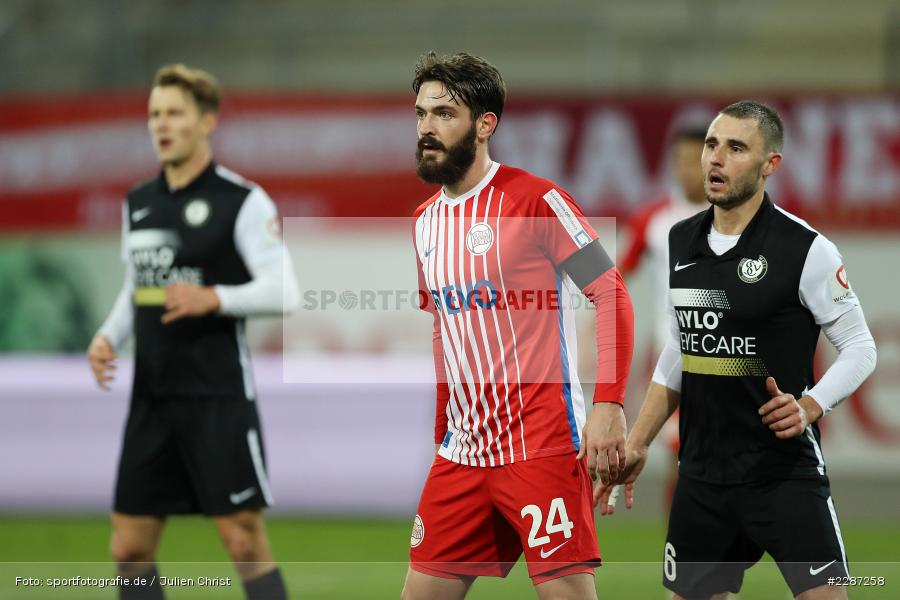 Florent Bojaj, Sparda-Bank-Hessen-Stadion, Offenbach, 20.01.2021, sport, action, Fussball, Deutschland, Januar 2021, Saison 2020/2021, SV07, OFC, Regionalliga Südwest, Regionalliga, SV 07 Elversberg, Kickers Offenbach - Bild-ID: 2287258
