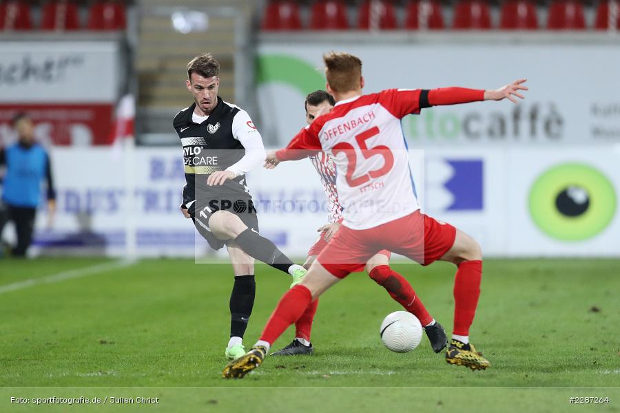 Mathias Fetsch, Nico Karger, Sparda-Bank-Hessen-Stadion, Offenbach, 20.01.2021, sport, action, Fussball, Deutschland, Januar 2021, Saison 2020/2021, SV07, OFC, Regionalliga Südwest, Regionalliga, SV 07 Elversberg, Kickers Offenbach - Bild-ID: 2287264 Mathias Fetsch, Nico Karger, Sparda-Bank-Hessen-Stadion, Offenbach, 20.01.2021, sport, action, Fussball, Deutschland, Januar 2021, Saison 2020/2021, SV07, OFC, Regionalliga Südwest, Regionalliga, SV 07 Elversberg, Kickers Offenbach - Bild-ID: 2287264