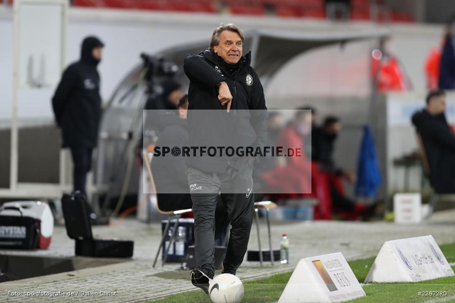 Hände, Arme, gestikuliert, Trainer, Horst Steffen, Sparda-Bank-Hessen-Stadion, Offenbach, 20.01.2021, sport, action, Fussball, Deutschland, Januar 2021, Saison 2020/2021, SV07, OFC, Regionalliga Südwest, Regionalliga, SV 07 Elversberg, Kickers Offenbach - Bild-ID: 2287290 Hände, Arme, gestikuliert, Trainer, Horst Steffen, Sparda-Bank-Hessen-Stadion, Offenbach, 20.01.2021, sport, action, Fussball, Deutschland, Januar 2021, Saison 2020/2021, SV07, OFC, Regionalliga Südwest, Regionalliga, SV 07 Elversberg, Kickers Offenbach - Bild-ID: 2287290