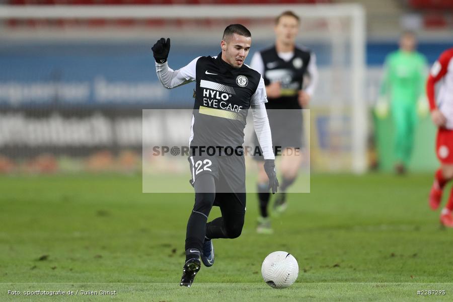 Israel Suero Fernandez, Sparda-Bank-Hessen-Stadion, Offenbach, 20.01.2021, sport, action, Fussball, Deutschland, Januar 2021, Saison 2020/2021, SV07, OFC, Regionalliga Südwest, Regionalliga, SV 07 Elversberg, Kickers Offenbach - Bild-ID: 2287293 Israel Suero Fernandez, Sparda-Bank-Hessen-Stadion, Offenbach, 20.01.2021, sport, action, Fussball, Deutschland, Januar 2021, Saison 2020/2021, SV07, OFC, Regionalliga Südwest, Regionalliga, SV 07 Elversberg, Kickers Offenbach - Bild-ID: 2287293