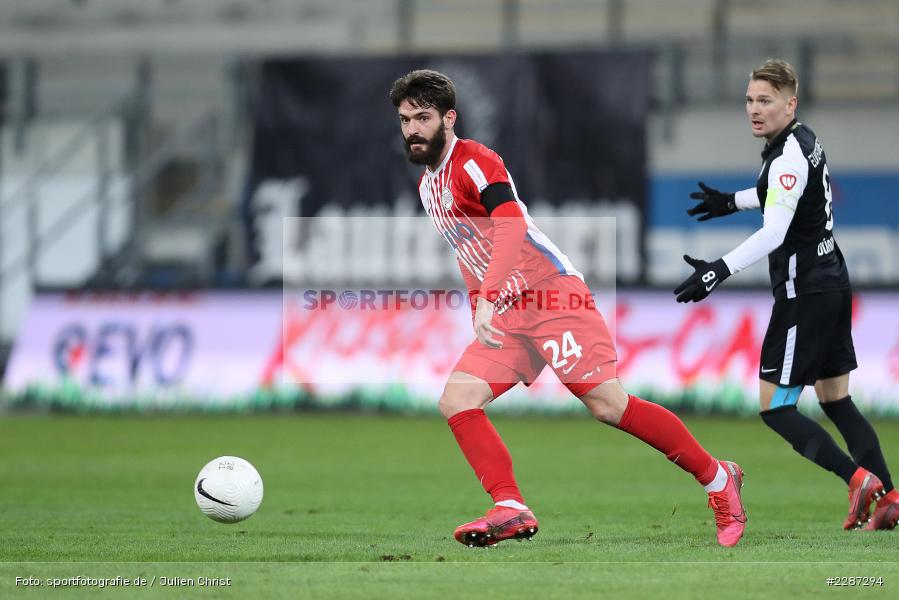 Florent Bojaj, Sparda-Bank-Hessen-Stadion, Offenbach, 20.01.2021, sport, action, Fussball, Deutschland, Januar 2021, Saison 2020/2021, SV07, OFC, Regionalliga Südwest, Regionalliga, SV 07 Elversberg, Kickers Offenbach - Bild-ID: 2287294 Florent Bojaj, Sparda-Bank-Hessen-Stadion, Offenbach, 20.01.2021, sport, action, Fussball, Deutschland, Januar 2021, Saison 2020/2021, SV07, OFC, Regionalliga Südwest, Regionalliga, SV 07 Elversberg, Kickers Offenbach - Bild-ID: 2287294