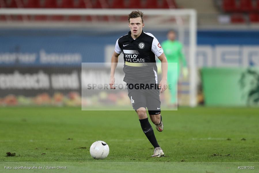 Robin Fellhauer, Sparda-Bank-Hessen-Stadion, Offenbach, 20.01.2021, sport, action, Fussball, Deutschland, Januar 2021, Saison 2020/2021, SV07, OFC, Regionalliga Südwest, Regionalliga, SV 07 Elversberg, Kickers Offenbach - Bild-ID: 2287302 Robin Fellhauer, Sparda-Bank-Hessen-Stadion, Offenbach, 20.01.2021, sport, action, Fussball, Deutschland, Januar 2021, Saison 2020/2021, SV07, OFC, Regionalliga Südwest, Regionalliga, SV 07 Elversberg, Kickers Offenbach - Bild-ID: 2287302