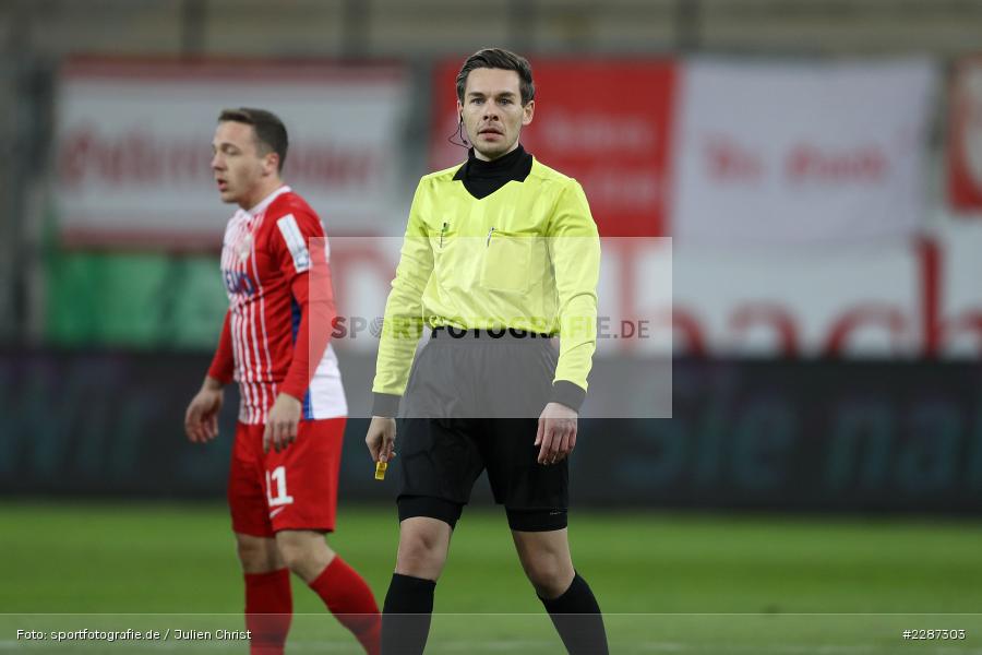 Schiedsrichter, Gaetano Falcicchio, Sparda-Bank-Hessen-Stadion, Offenbach, 20.01.2021, sport, action, Fussball, Deutschland, Januar 2021, Saison 2020/2021, SV07, OFC, Regionalliga Südwest, Regionalliga, SV 07 Elversberg, Kickers Offenbach - Bild-ID: 2287303