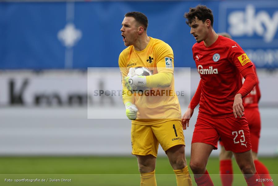 Janni Serra, Marcel Schuhen, Merck-Stadion, Darmstadt, 24.01.2021, DFL, sport, action, Fussball, Deutschland, Januar 2021, Saison 2020/2021, KSV, D98, Bundesliga, 2. Bundesliga, Holstein Kiel, SV Darmstadt 98 - Bild-ID: 2287516 Janni Serra, Marcel Schuhen, Merck-Stadion, Darmstadt, 24.01.2021, DFL, sport, action, Fussball, Deutschland, Januar 2021, Saison 2020/2021, KSV, D98, Bundesliga, 2. Bundesliga, Holstein Kiel, SV Darmstadt 98 - Bild-ID: 2287516